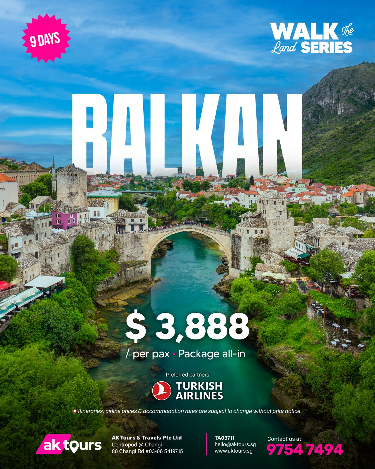 Walk The Land Series to Balkan