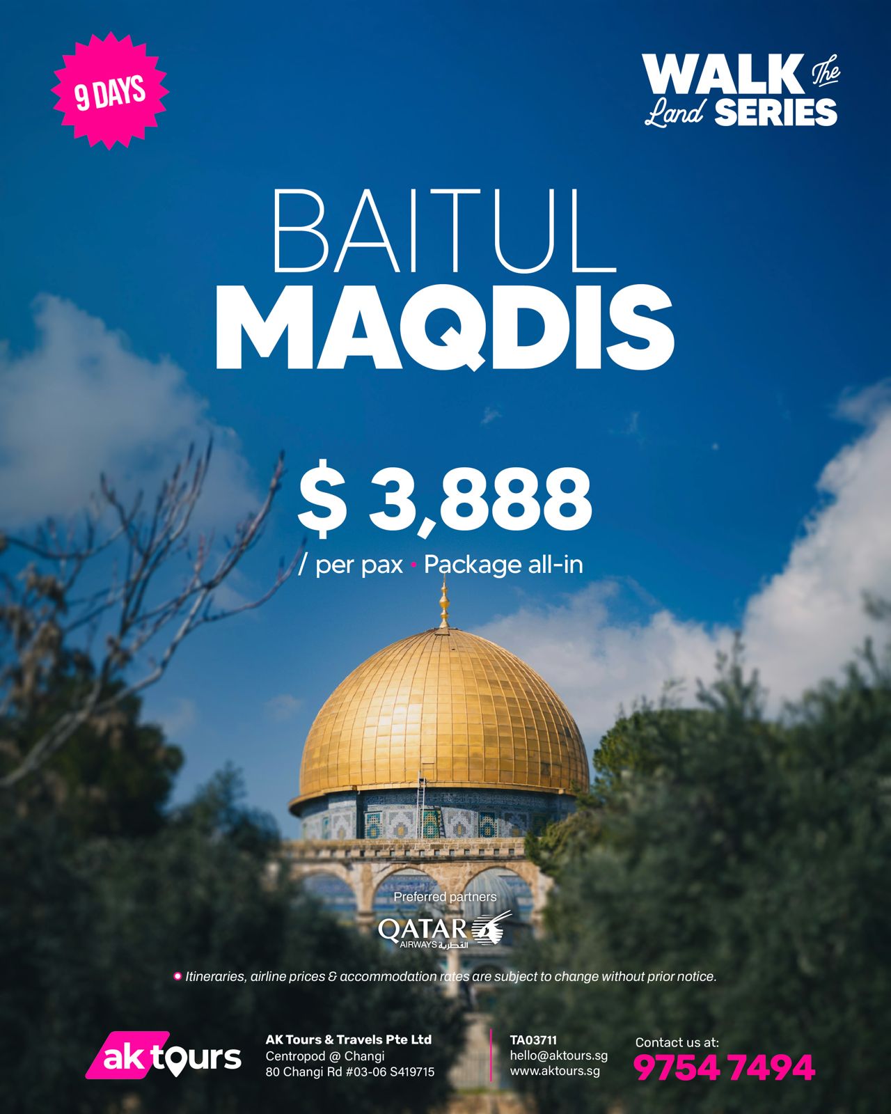 Walk The Land Series to Baitul Maqdis