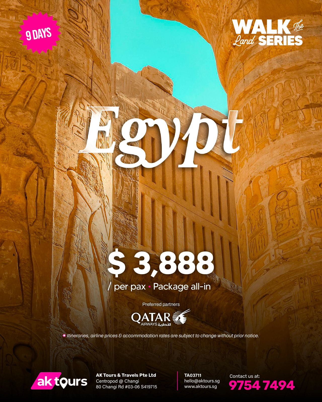 Walk The Land Series to Egypt