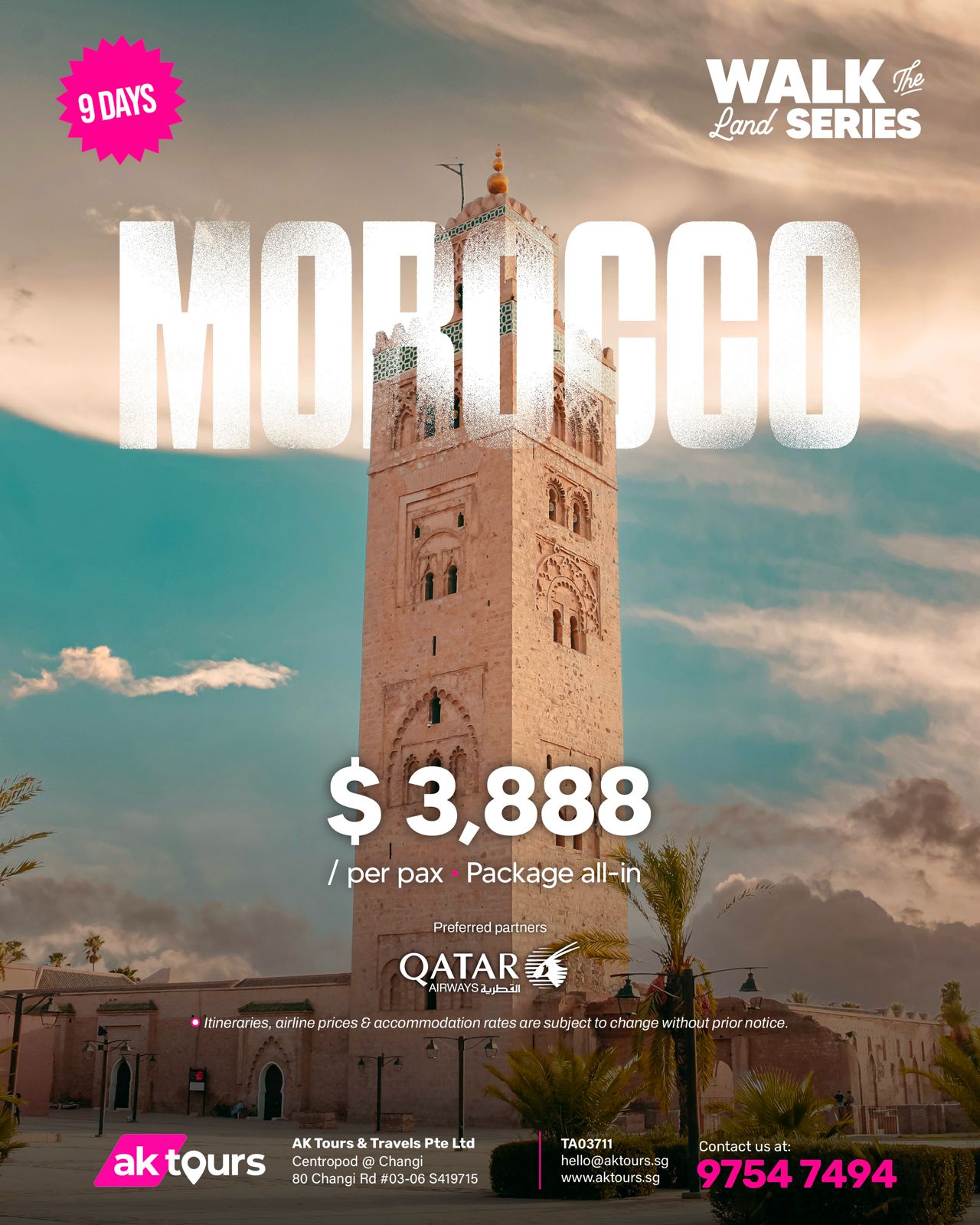Walk The Land Series to Morocco