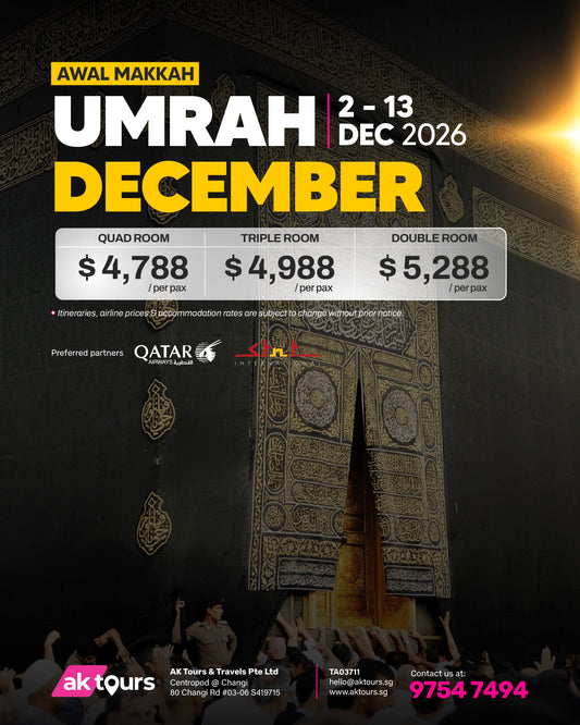 Umrah Awal December - 02DEC26