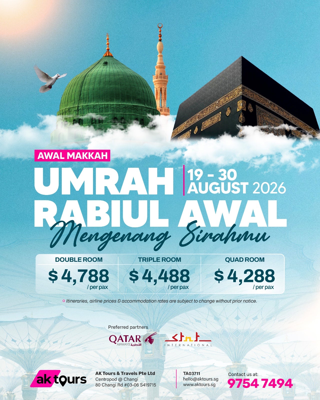 Mengenang Sirahmu - Umrah Rabiul Awwal (12 Days)