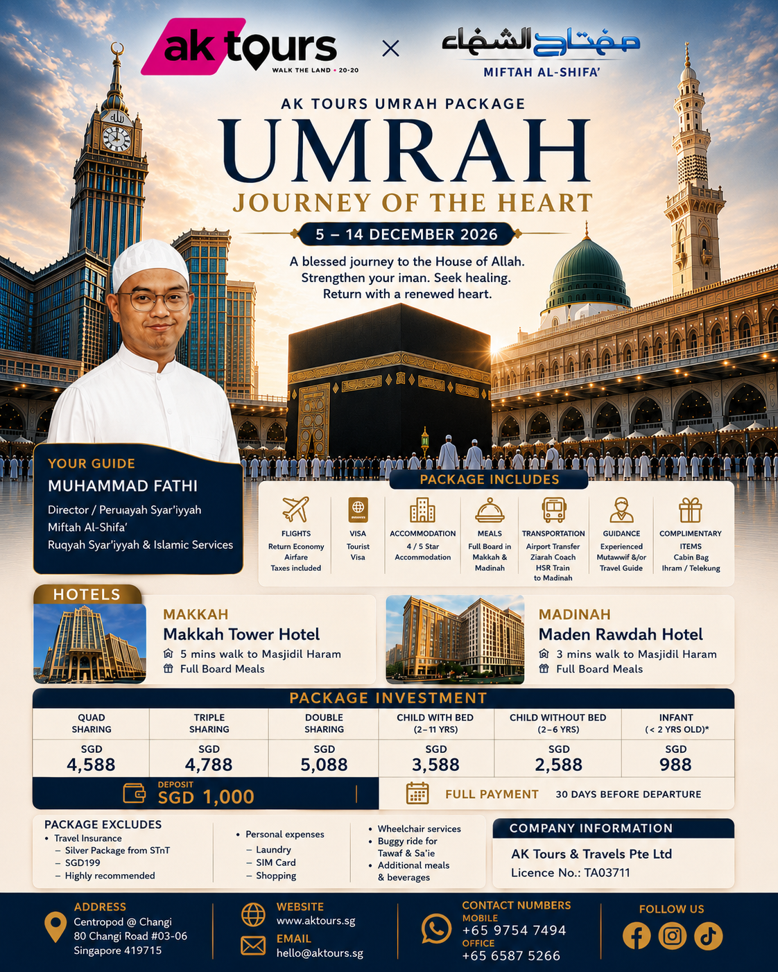 Umrah Journey Of The Heart - December (10 Days)